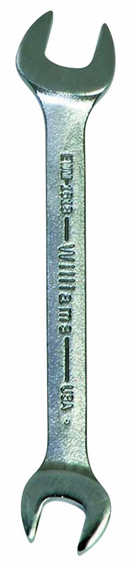 22.0 x 24mm - Chrome Satin Finish Open End Wrench - Americas Industrial Supply