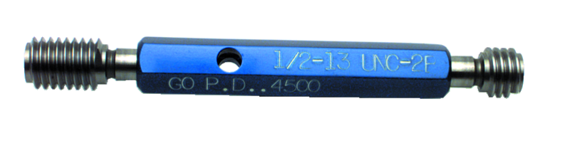 9/16-12 NC - Class 2B - Double End Thread Plug Gage with Handle - Americas Industrial Supply