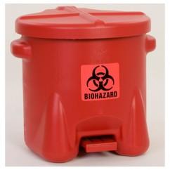 10 GAL POLY BIOHAZ SAFETY WASTE CAN - Americas Industrial Supply