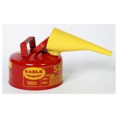 1 GAL TYPE I SAFETY CAN W/FUNNEL - Americas Industrial Supply