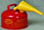 2 GAL TYPE I SAFETY CAN W/FUNNEL - Americas Industrial Supply