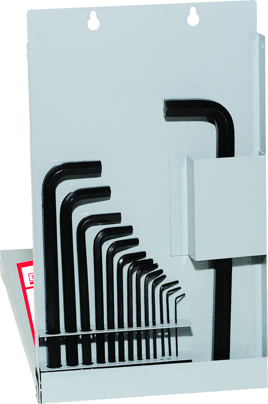 .050" - 5/8" Metal Box Ball Hex L-key Set - Americas Industrial Supply