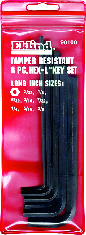 8 pc inch set Vinyl Pouch Tamper Resistan - Americas Industrial Supply