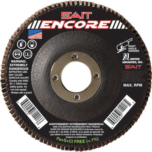 4-1/2 × 7/8 120 GRIT SAIT FLAP WHL - Americas Industrial Supply