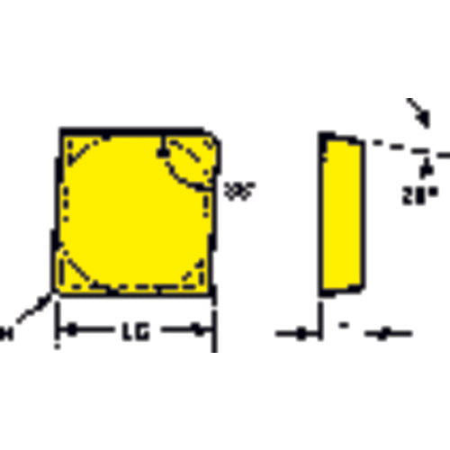 MEC 632 Grade PC300M - Milling Insert - Americas Industrial Supply