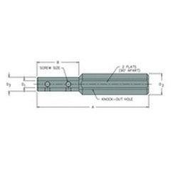 BBS-312/750 - 5/16" Sleeve - 3/4" Shank - Steel Boring Bar Sleeve - Americas Industrial Supply
