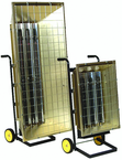 13.5KW 480V FHK Series Portable Metal Sheath Electric Infrared Heater - Americas Industrial Supply