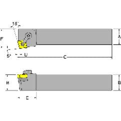 MCKNL20-4D - 1-1/4 x 1-1/4" SH - LH - Turning Toolholder - Americas Industrial Supply