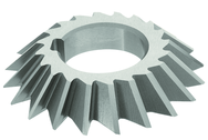 6 x 1 x 1-1/4 - HSS - 60 Degree - Left Hand Single Angle Milling Cutter - 24T - TiAlN Coated - Americas Industrial Supply