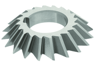 5 x 3/4 x 1-1/4 - HSS - 45 Degree - Left Hand Single Angle Milling Cutter - 24T - TiN Coated - Americas Industrial Supply