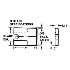 #DX15 - 1-1/2 For use with 1/4'' Thick Blades - Multi-Tool Auxiliary Pilot - Americas Industrial Supply