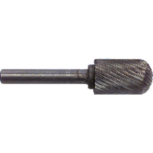 5/8 × 1 × 1/4″ SH Cyl Radius Shape - HSS - Burr - Americas Industrial Supply