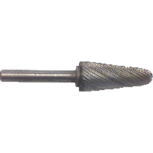1/4 × 5/8 x " SH Tapered Radius End Shape - HSS - Burr - Americas Industrial Supply