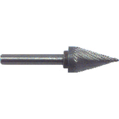 5/8 × 1 × 1/4″ SH 31° Cone Shape - HSS - Burr - Americas Industrial Supply