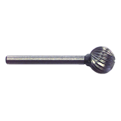 3/8 × 1/8″ SH Ball End Shape - HSS - Burr - Americas Industrial Supply