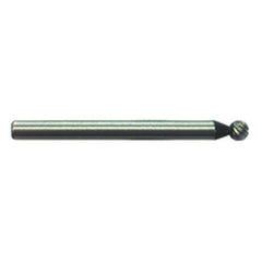 1/8 × 1/8″ SH Ball End Shape - HSS - Burr - Americas Industrial Supply