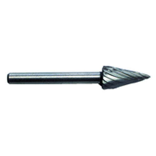 1/4 × 1/2 × 1/8″ SH Cone Shape - HSS - Burr - Americas Industrial Supply