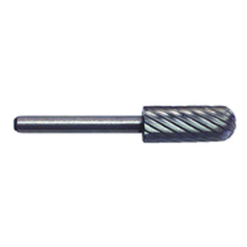 1/4 × 5/8 × 1/8″ SH Cyl Radius Shape - HSS - Burr - Americas Industrial Supply