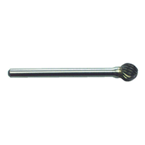 R18 1/4 × 1/4 × 1/8″ SH - Sgl Cut Ball End - CBD - Burr - Americas Industrial Supply