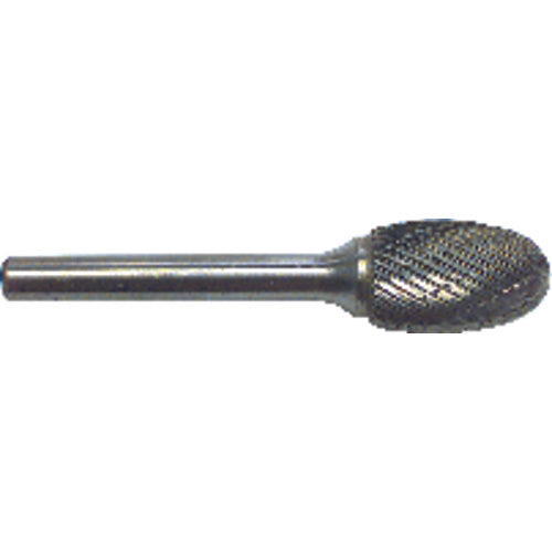 1/4 EdgeHog Elliptical Miniature Carbide Bur SE-51 Std Alt. Diamond(Double) - Americas Industrial Supply