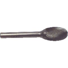 1/8 EdgeHog Elliptical Miniature Carbide Bur SE-41 Standard - Americas Industrial Supply
