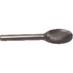 1/8 EdgeHog Elliptical Miniature Carbide Bur SE-41L3 3″ OAL Standard - Americas Industrial Supply