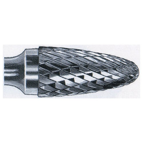 1/4 EdgeHog Tree Shape Radius End Miniature Carbide Bur SF-51 Std Alt. Diamond(Double) - Americas Industrial Supply