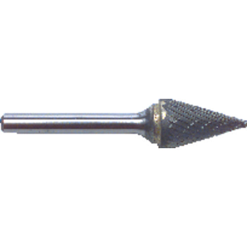 1/4 EdgeHog Conical Miniature Carbide Bur SM-51 Std Alt. Diamond(Double) - Americas Industrial Supply