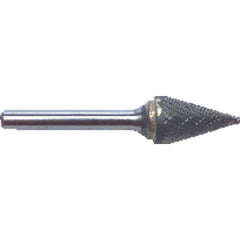 1/4 EdgeHog Conical Carbide Bur SM-1 Standard Alt Diamond (Double) - Americas Industrial Supply
