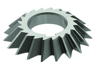 2-3/4 x 1/2 x 1 - HSS - 60 Degree - Right Hand Single Angle Milling Cutter - 20T - TiAlN Coated - Americas Industrial Supply