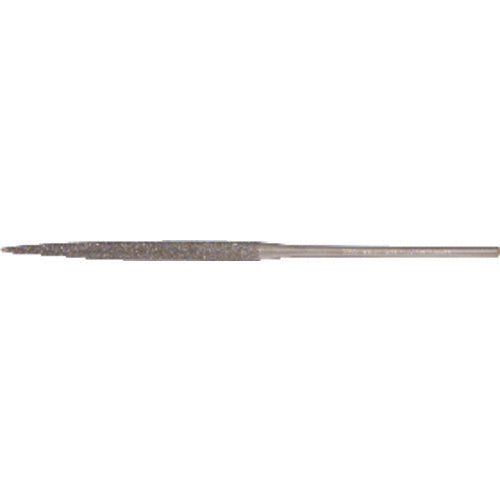 ‎Quality Import Diamond Needle File - 3″ Diamond Length-5-1/2″ Overal Length-100 Grit - Half Round - Americas Industrial Supply