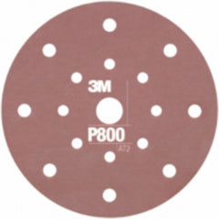 3M Hookit Flexible Abrasive Disc 270J 34802 6″ Dust Free P800 - Exact Industrial Supply