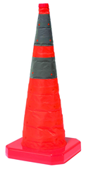 28" Reflective Pop Up Traffic Cone - Americas Industrial Supply