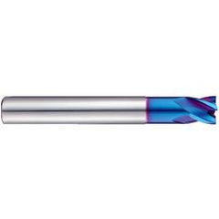 3/16-1/4-1/4 (3/8Lbs)-2 R.004 Neck" Dia .181 4Fl Stub H - 30 Radius Extended Neck X-5070 - Americas Industrial Supply