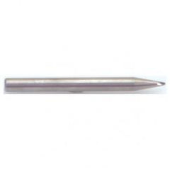 .022" Dia. - 1-1/2" OAL - AlTiN - CBD - 30° - Center Cut - Mini Ball End - EM - 2 FL - Americas Industrial Supply