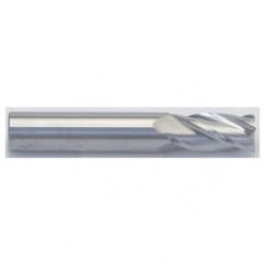 3/8 Dia. x 2-1/2 Overall Length 4-Flute Square End Solid Carbide SE End Mill-Round Shank-Center Cut-AlTiN - Americas Industrial Supply