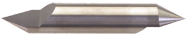 3/16" x 7/16" Split Length - DE - 60°Pt - Carbide Engraving Blank - Americas Industrial Supply