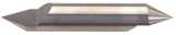 1/8" x 3/8" Split Length - DE - 60° Pt - Carbide Engraving Blank - Americas Industrial Supply