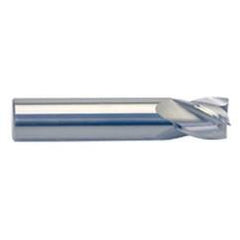 15/64" Dia. - 7/16" LOC - 2" OAL - 4 FL Carbide S/E HP End Mill-Uncoated - Americas Industrial Supply