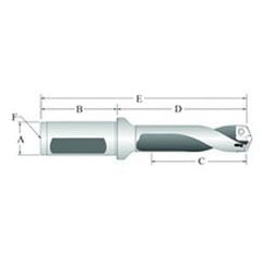 60320S-25FM Spade Drill Holder - Americas Industrial Supply