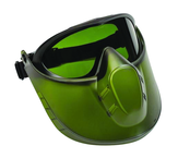 Capstone Shield - Shade 3 IR Lens - Green Frame - Goggle - Americas Industrial Supply