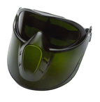 Capstone Shield - Shade 5 IR Lens - Green Frame - Goggle - Americas Industrial Supply