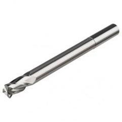 12mm Dia. x 130mm Overall Length 4-Flute Square End Solid Carbide SE End Mill-Round Shank-Center Cut-AlTiN - Americas Industrial Supply
