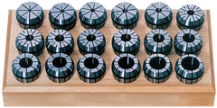 10 Pc. Collet Set - .5mm- 10mm ER16 Style - Round Opening - Americas Industrial Supply