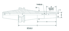 HSK100 3/8 x 6.30 - Shrink Fit Tool Holder - Americas Industrial Supply