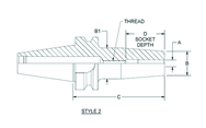 HSK63 8mm x 80mm - Shrink Fit Tool Holder - Americas Industrial Supply