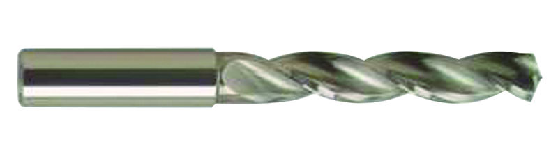 7.8mm Dia-Carbide HP 5XD Drill-130Â° Point-Bright - Americas Industrial Supply