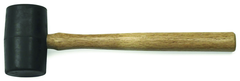 16 OZ RUBBER MALLET WOOD - Americas Industrial Supply