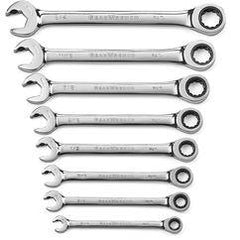 8PC OPEN END RATCHETING WRENCH SET - Americas Industrial Supply