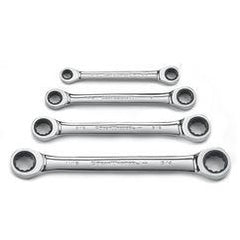 4PC DBL BX RATCHETING WRENCH SET - Americas Industrial Supply